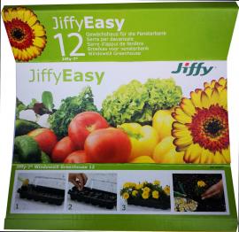 Palántanevelő készlet ablakpárkányra mini 12 db-os Jiffy
