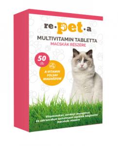 MULTIVITAMIN TABLETTA MACSKÁK RÉSZÉRE 50 db Repeta