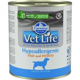 VET LIFE DOG KONZERV HYPOALLERGENIC FISH & POTATO 300G