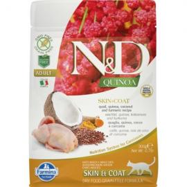 N&D Cat Quinoa Skin&Coat Fürj 300g