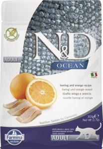 N&D Ocean Cat hering&narancs Adult 300g