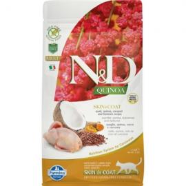 N&D Cat Quinoa Skin&coat Fürj 1,5kg