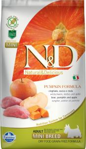 N&D Dog Grain Free vaddisznó&alma sütőtökkel adult mini 2,5kg