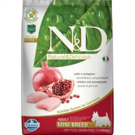 N&D Dog Grain Free csirke&gránátalma adult mini 7kg