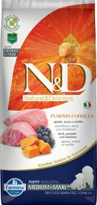 N&D Dog Grain Free bárány&áfonya sütőtökkel puppy medium/maxi 12kg