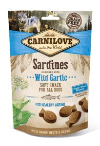 Carnilove Dog Semi Moist Snack szardínia fokhagymával 200g