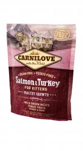 Carnilove Cat Kitten Lazac & pulyka – Healthy Growth 400g