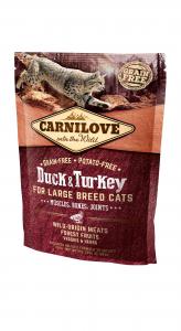 Carnilove Cat Kacsa & pulyka Large Breed – Muscles, Bones, Joints 400g