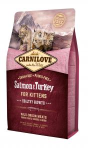 Carnilove Cat Kitten Lazac & pulyka – Healthy Growth 2kg