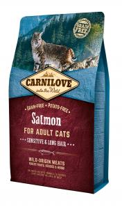 Carnilove Cat Adult Lazac – Sensitive & Long Hair 2kg