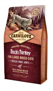 Carnilove Cat Kacsa & pulyka Large Breed – Muscles, Bones, Joints 2kg