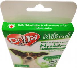 Dolly Natural Bolha és kullancsriasztó nyakörv kutyák részére piros 75cm