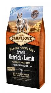 Carnilove Fresh Adult Dog Small Strucc & bárány Excellent Digestion 6kg