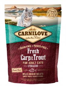 Carnilove Fresh Adult Cat ponty&pisztráng sterilised 400g