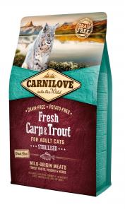 Carnilove Fresh Adult Cat ponty&pisztráng sterilised 2kg
