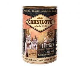 CarniLove Konzerv Puppy Lazac Pulyka 400gr