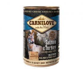 CarniLove Konzerv Adult Lazac Pulyka 400gr