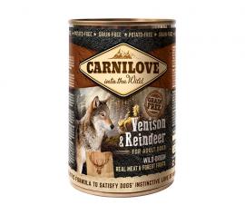 CarniLove Konzerv Adult Vadhús Rénszarvas 400gr