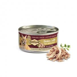 CARNILOVE CAT CHICKEN & LAMB CAN- CSIRKE ÉS BÁRÁNY HÚSSAL KONZERV 100G 