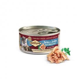 CARNILOVE CAT TURKEY & SALMON CAN- PULYKA ÉS LAZAC HÚSSAL KONZERV 100G