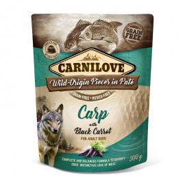 CARNILOVE DOG TASAKOS PATÉ CARP WITH BLACK CARROT - PONTY FEKETE RÉPÁVAL 300G 