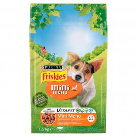 FRISKIES Mini Menu Csirkével és zöldségekkel száraz kutyaeledel 1,5kg