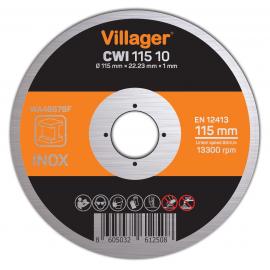 CWI 11510 ROZSDAMENTES ACÉL VÁGÓKORONG 115*22,23*1,0