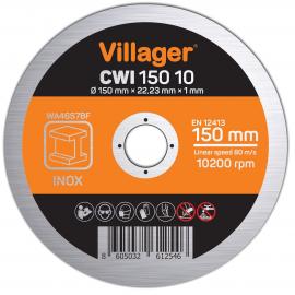 CWI 15020 ROZSDAMENTES ACÉL VÁGÓKORONG 150*22,23*2,0