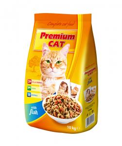 PRÉMIUM CAT SZÁRAZ HALAS 10KG