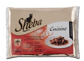 SHEBA ALUTASAK 4 PACK CUISINE HÚSOS 4X85gr