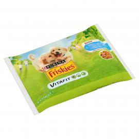 FRISKIES Junior Szószos válogatás nedves kutyaeledel 4x100g