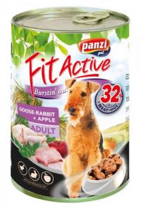 FitActive Adult - nedveseledel (liba,nyúl,alma) felnőtt kutyák részére (1240g)