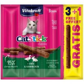 Vitakraft Cat Stick Mini - jutalomfalat (nyúl,kacsa) macskák részére (3+1) 24g